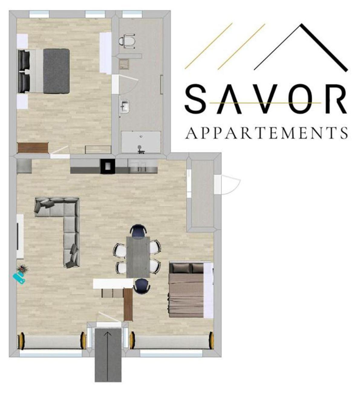 Savor City Appartement Am Lauenturm Zentrum 5 Personen بوتسن المظهر الخارجي الصورة